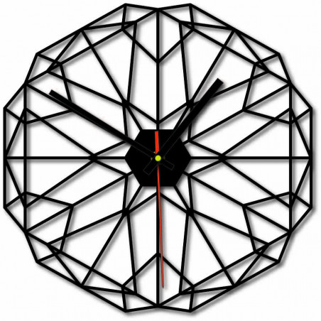 MDF Nástěnné hodiny do obýváku i černé 40 cm I SENTOP HDFK0017