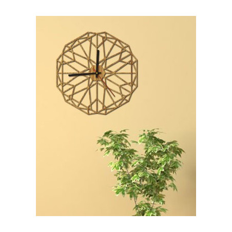 MDF Nástěnné hodiny do obýváku i černé 40 cm I SENTOP HDFK0017