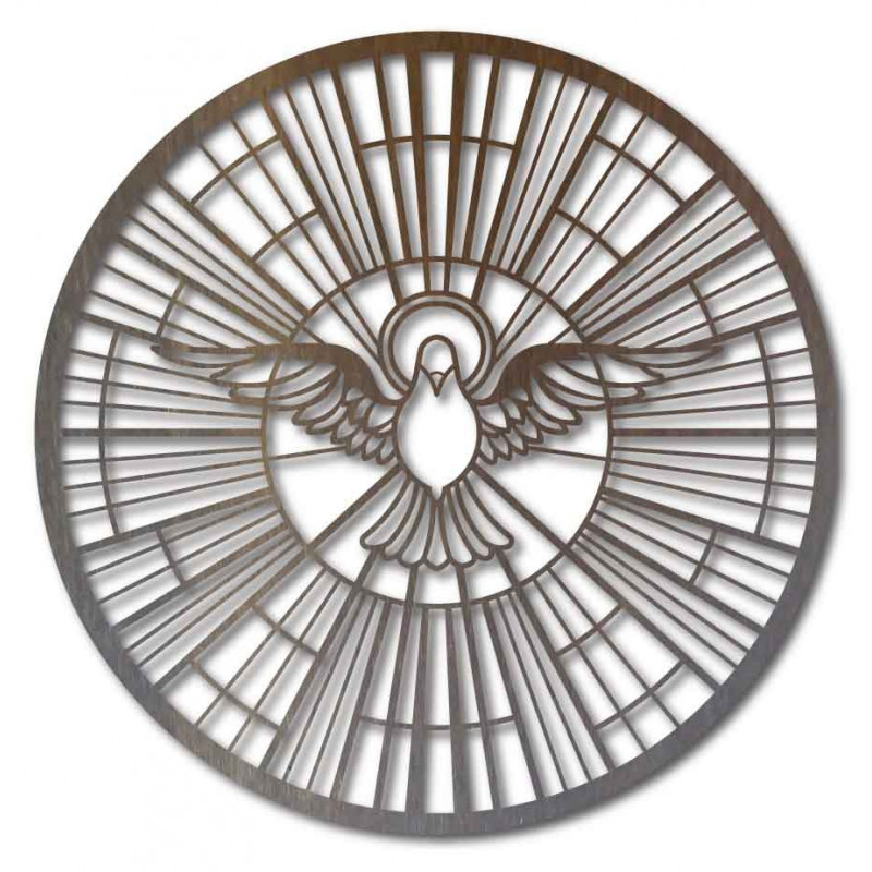 Duch svatý – Sakrální vitráž a symbol nebeského klidu