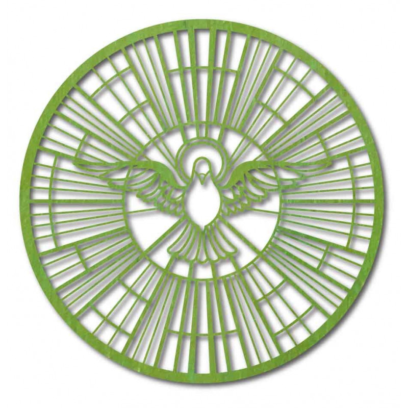 Duch svatý – Sakrální vitráž a symbol nebeského klidu