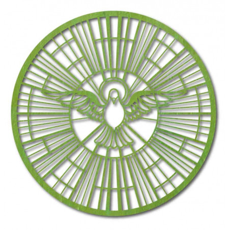 Duch svatý – Sakrální vitráž a symbol nebeského klidu