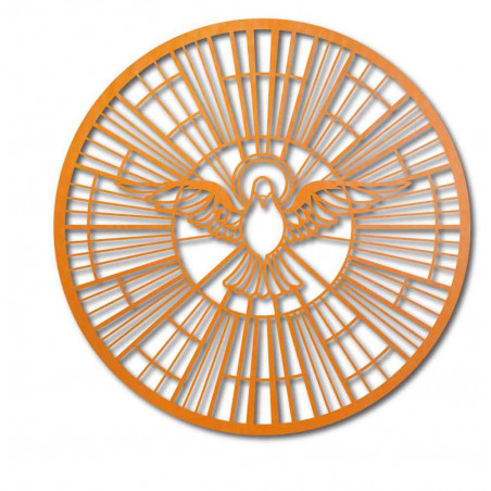 Dřevěný obraz Holubice – Symbol Ducha svatého