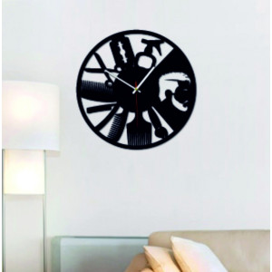 SENTOP - Moderní nástěnné hodiny do salonu Omarr i černé...