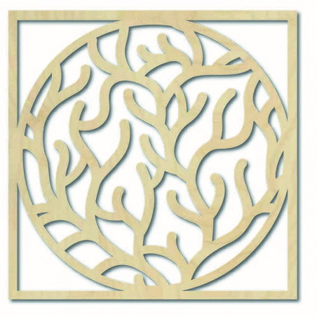 Moderní obraz na zeď větve v rámu - STEITI