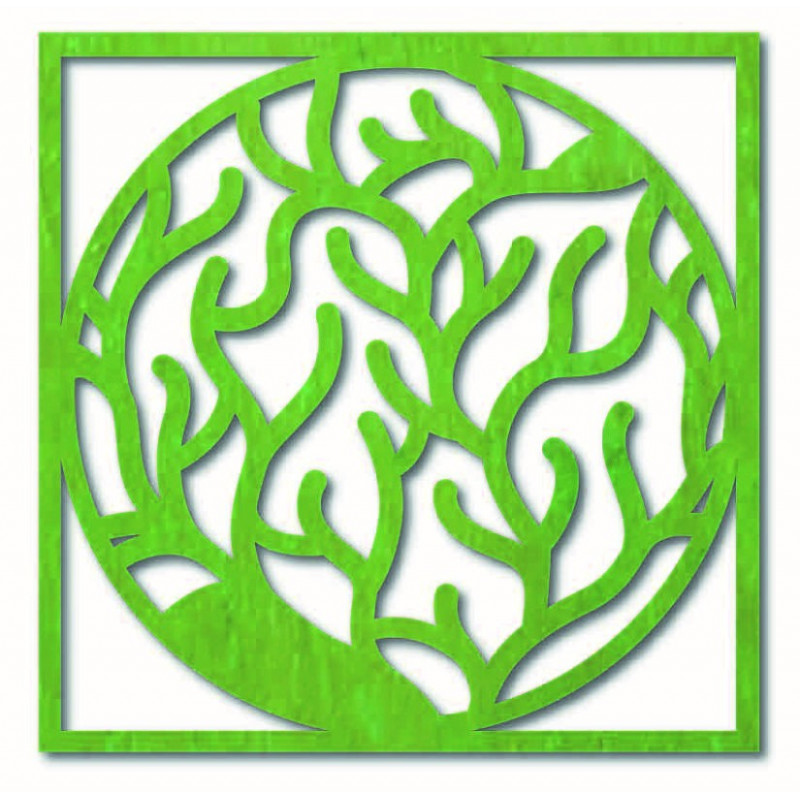 Moderní obraz na zeď větve v rámu - STEITI