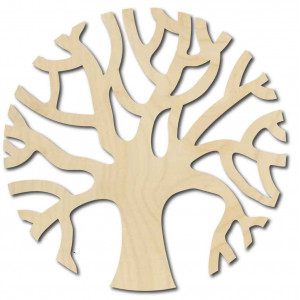 Dřevěný obraz na stěně konárer - LCITT 2