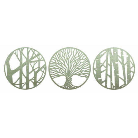 Třídílná nástěnná dekorace - YOSED