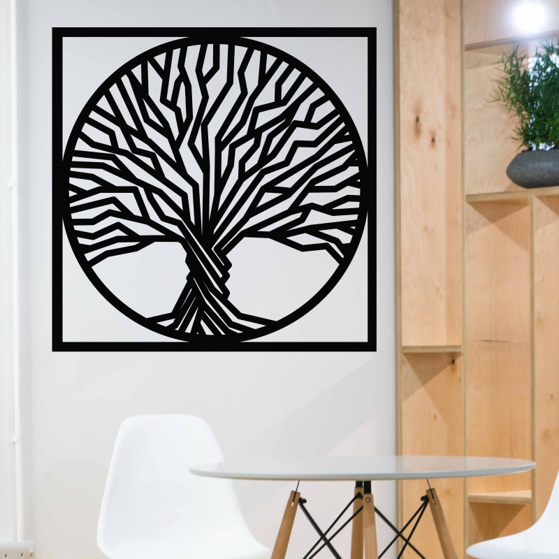 Sentop - Dřevěný obraz na zeď strom v rámu