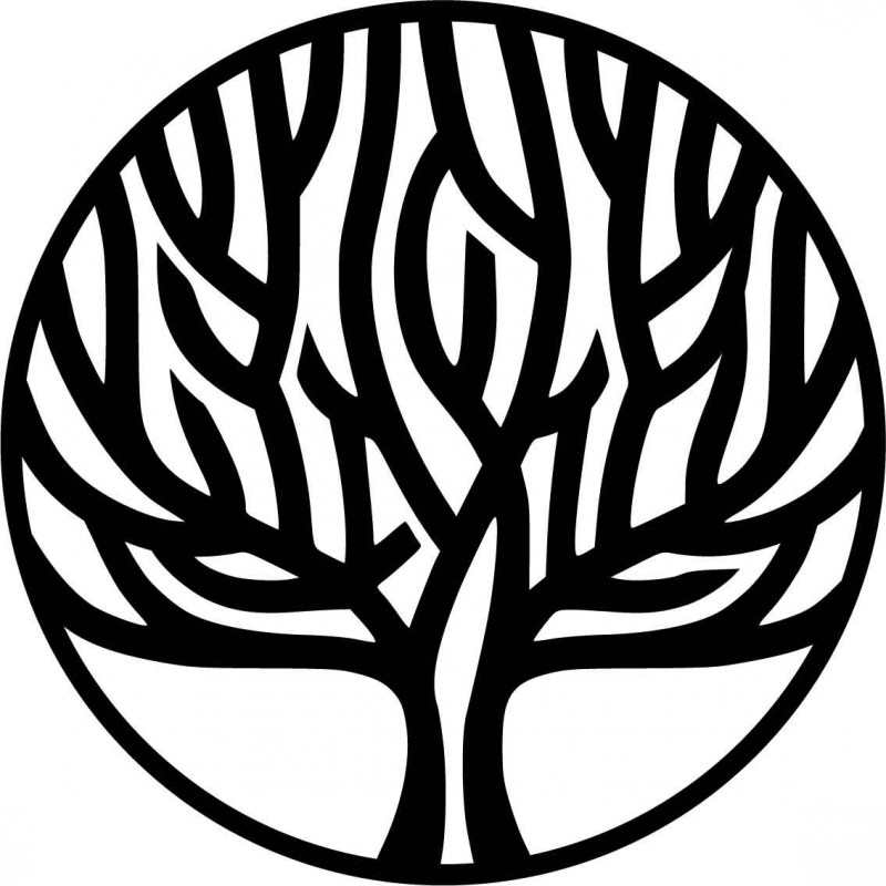 Stylizovaný dřevěný obraz Strom života - HELFOOLL