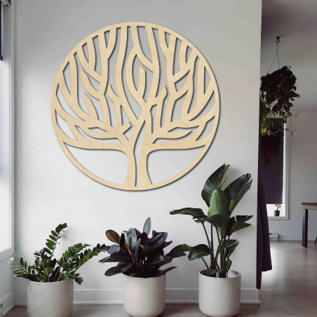 Stylizovaný dřevěný obraz Strom života - HELFOOLL