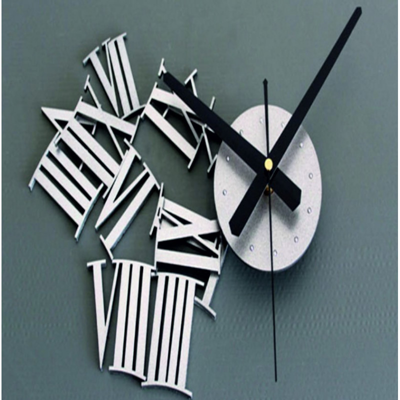 3D Nalepovací nástěnné hodiny 110003-B