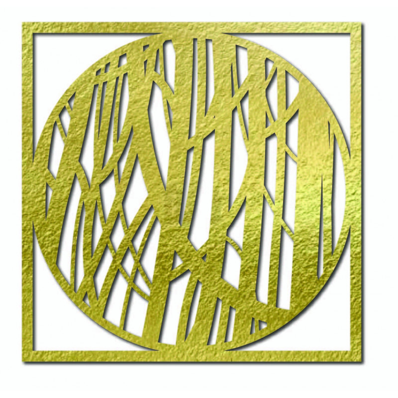 Dřevěný nástěnný obraz linky - HOGFOG