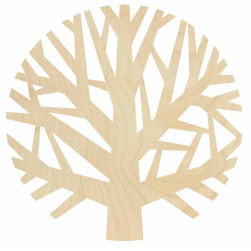 Dřevěný obraz na zeď strom z překližky - GOGFOG II