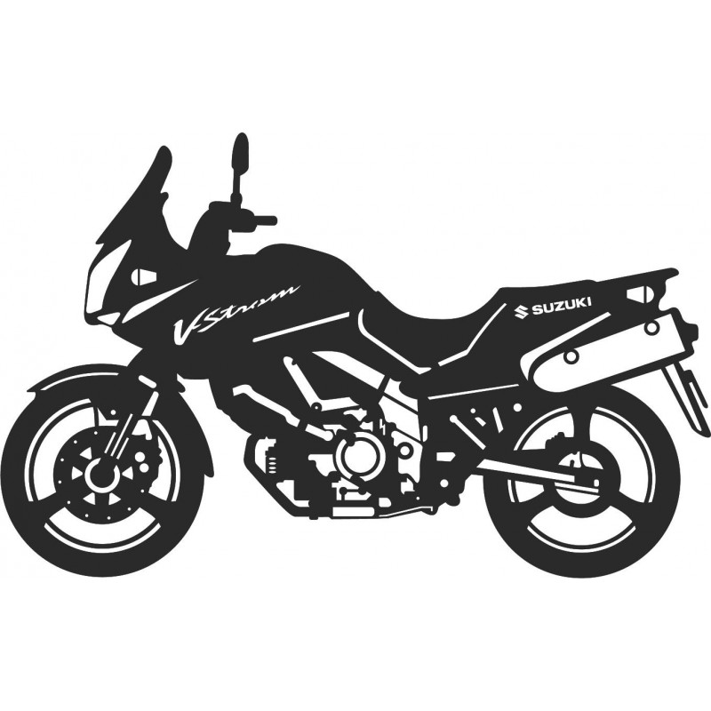 Stylový obraz na zeď motorka - SUZUKI