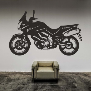 Stylový obraz na zeď motorka - SUZUKI