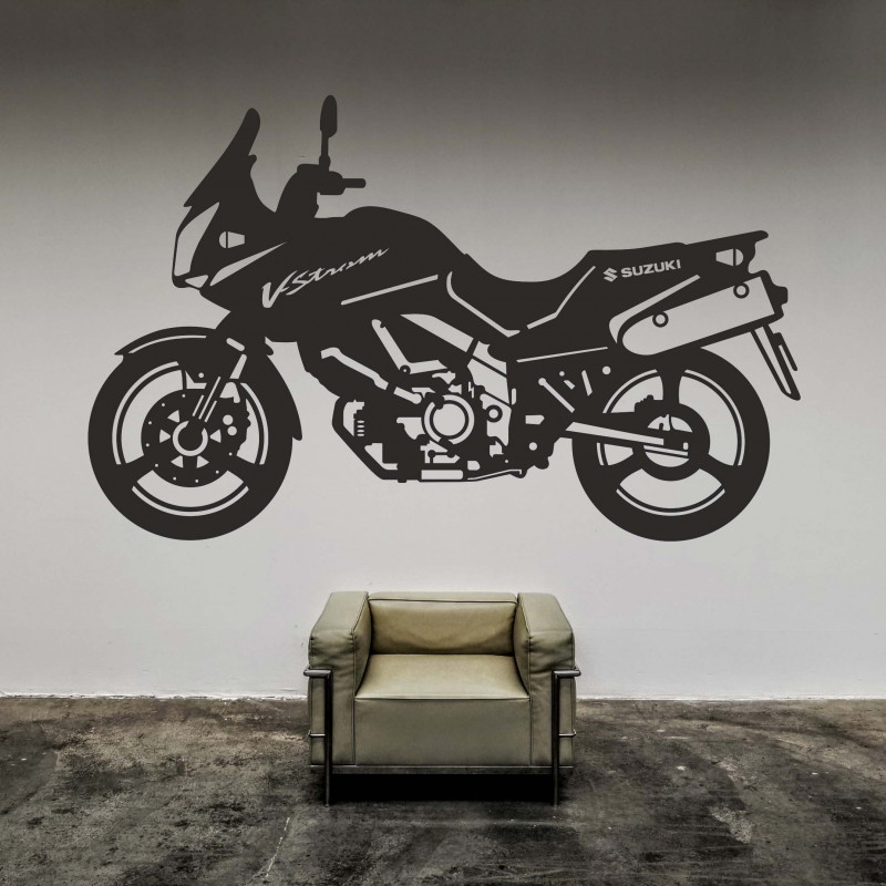 Stylový obraz na zeď motorka - SUZUKI