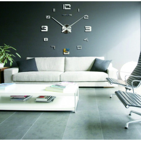 Nalepovací nástěnné hodiny zrcadlové PROFI HODINY 3D Nalepovací nástěnné hodiny zrcadlové PROFI HODINY 3D