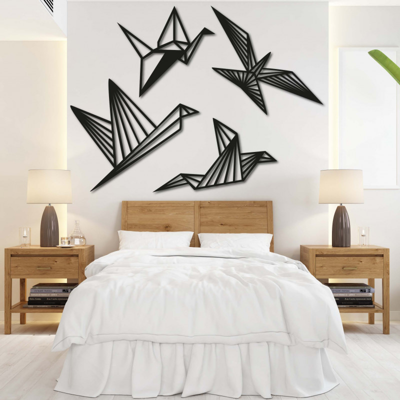 Moderní obraz na stěnu - svobodné ptáci 4 ks - LIBERDADE | SENTOP