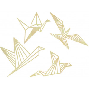 Moderní obraz na zeď - svobodní ptáci 4 ks - LIBERDADE 2