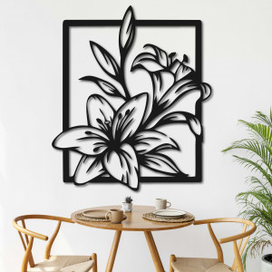 Vyřezávaný obraz na stěnu krásná lilie - INNOCENCE | SENTOP