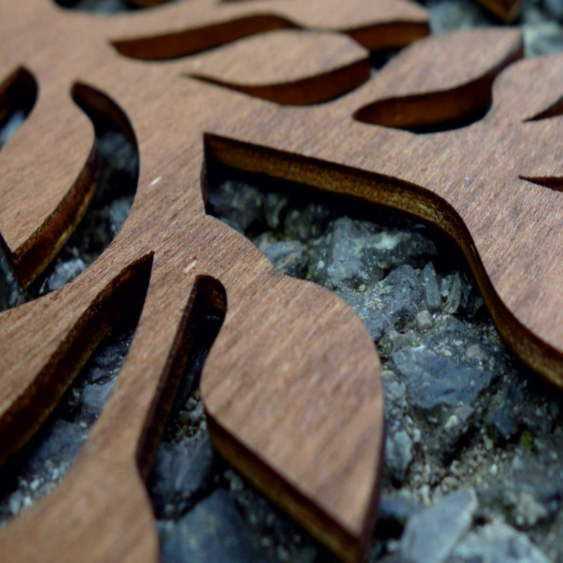 Vyřezávaný obraz na stěnu palmy - TROPICAL |...