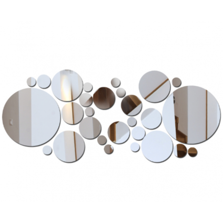 Dekorační zrcadla. Zrcadlové samolepky na zeď, jako obraz nebo dekorace, 3D acryl nálepka