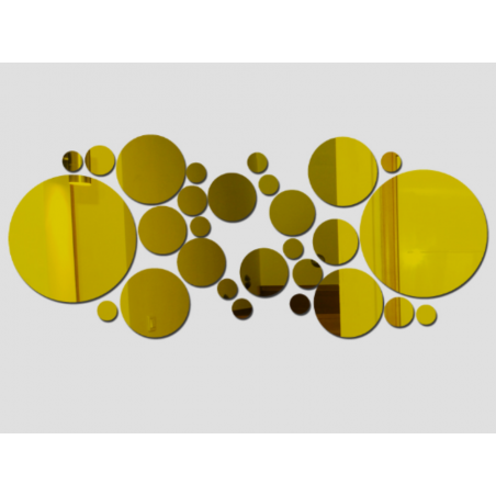 Dekorativní zrcadla. Zrcadlová samolepka na zeď, jako obraz nebo dekorace, 3d akrylová samolepka