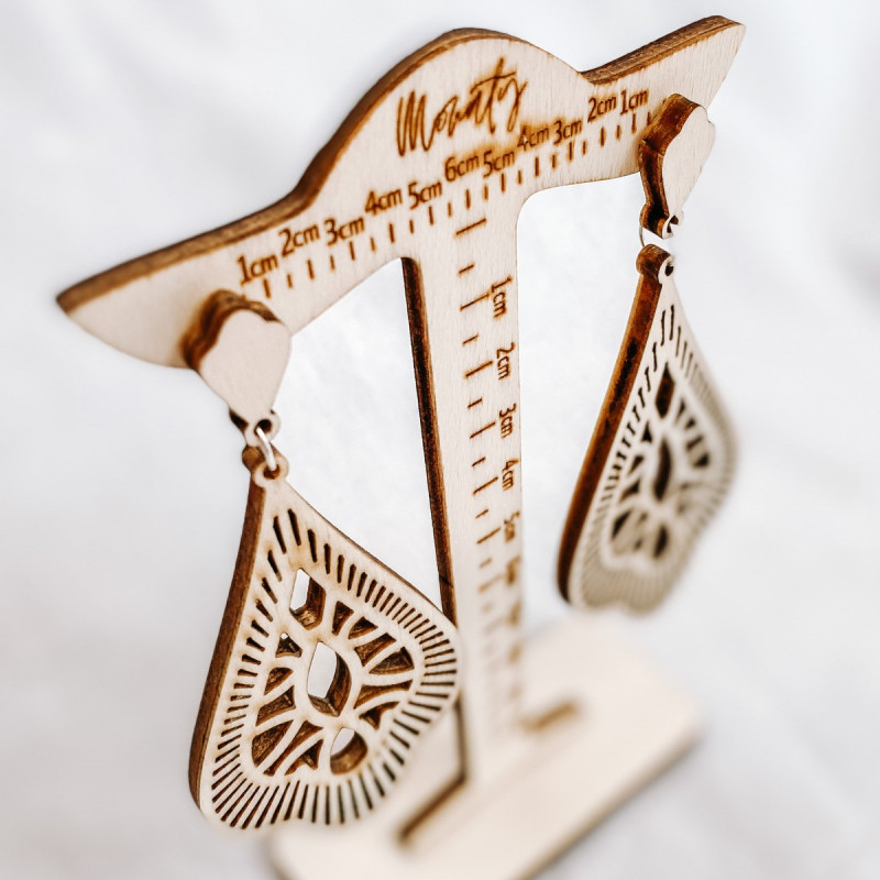 Dřevěné visící náušnice VALERY - MONATY |...