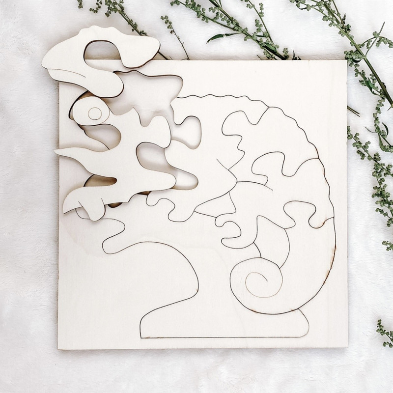 Dřevěná montessori vkládačka pro děti -...