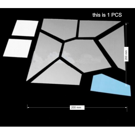Dekorační zrcadla. Zrcadlové samolepky na zeď, jako obraz nebo dekorace, 3D acryl nálepka