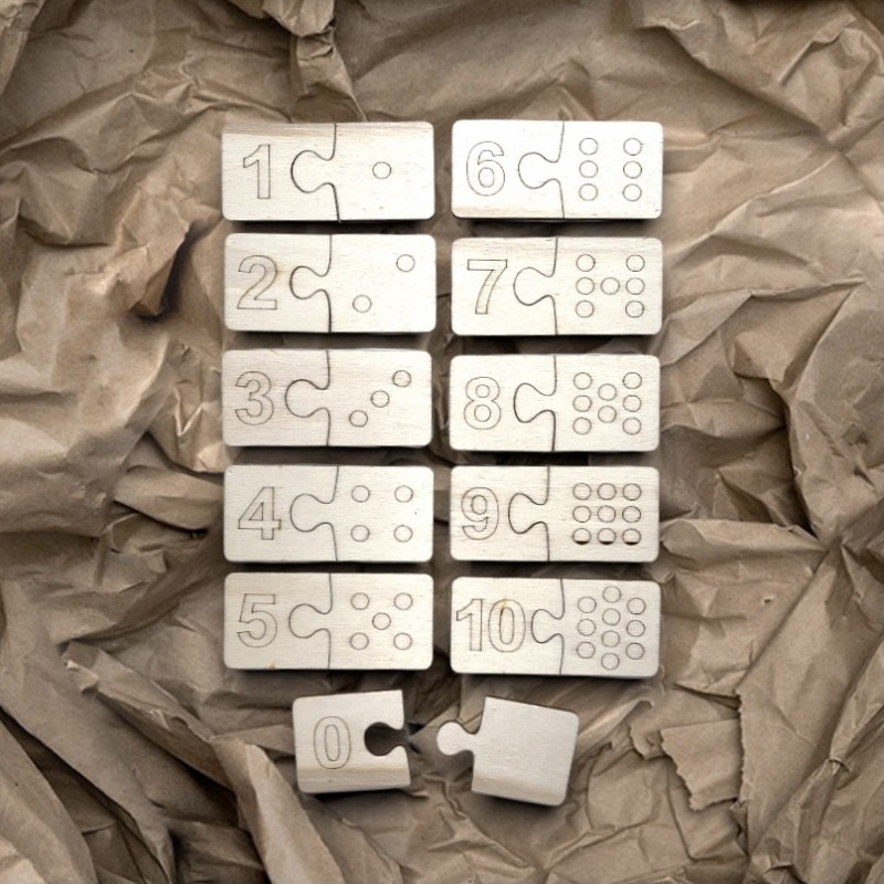 Montessori dřevěná vkládačka pro děti -...