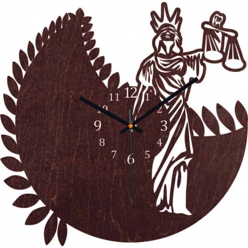 Hodiny znamení zvěrokruhu - Váhy - černé i...