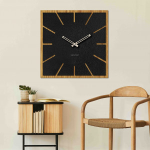 Velké nástěnné hodiny z HDF DUB - až 50 x 50 cm 2