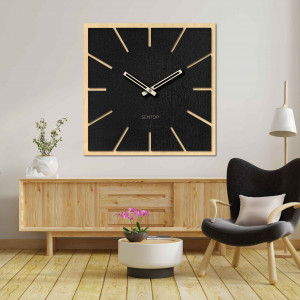 Dřevěné nástěnné hodiny z HDF JAVOR - až 50 x 50 cm |... 2