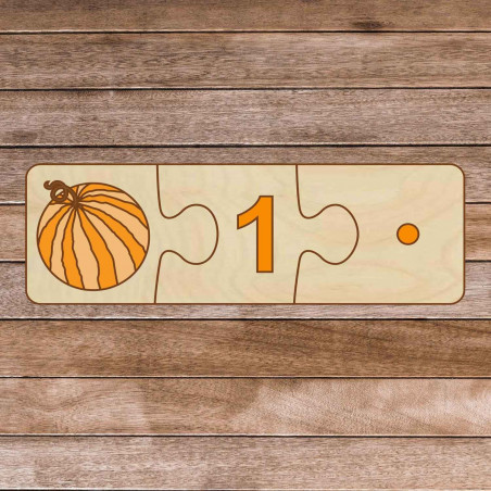 Dětská dřevěná skládačka - Třídílné puzzle 30 dílků | GOLBIT