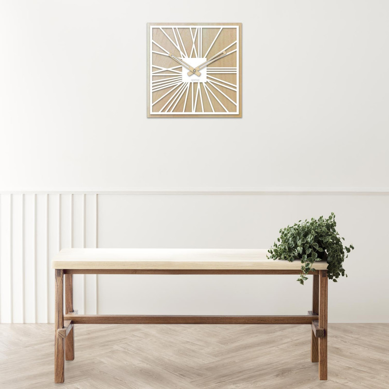 Dřevěné nástěnné hodiny - JAVOR