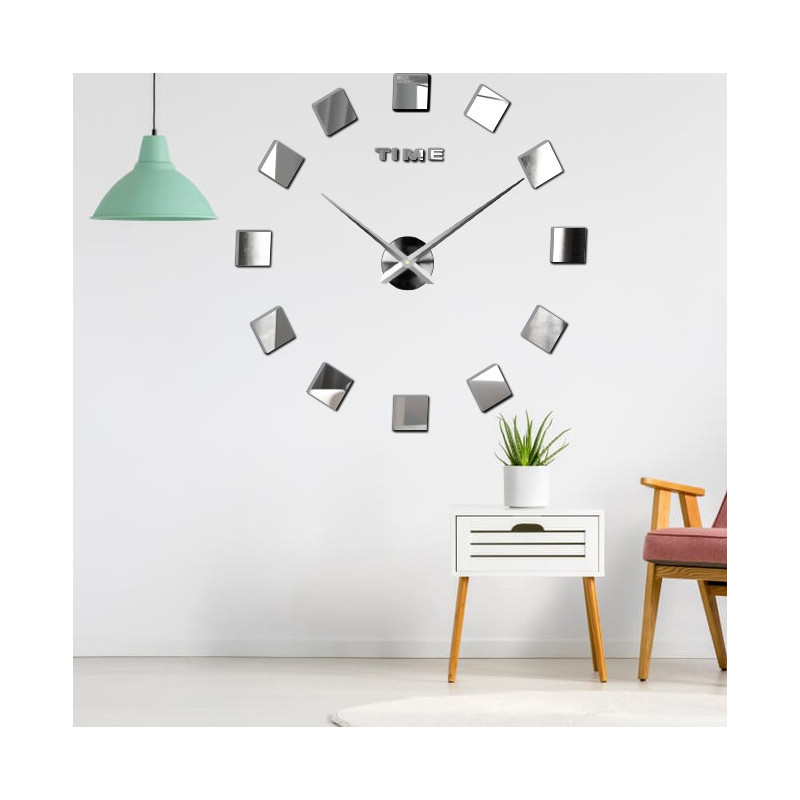 Stylesa Nástenné hodiny nalepovacie plech...