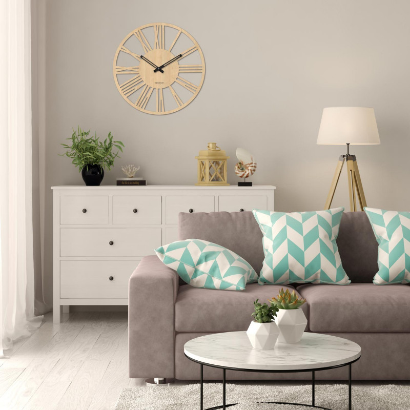 Moderní dřevěné nástěnné hodiny římské - 30 až...