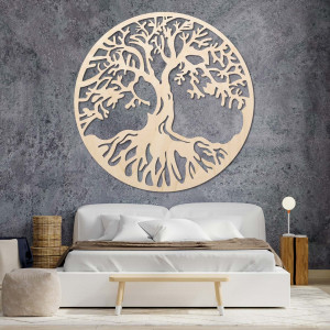 Sentop Dřevěná dekorace na zeď strom života POHODA