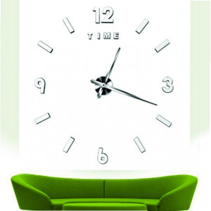 3d Wall Clock Diy Stylish Than The On Your - Big Clock Wall Decal 3d Wall Clock Diy Stylish Than The On Your - Big Clock Wall Decal