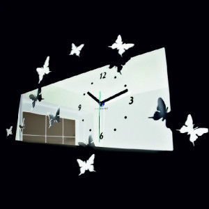 Moderní nástěnné hodiny z plexiskla. Trendy hodiny na zeď jako dárek. Hodiny X-momo. PMMA