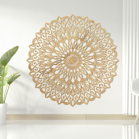 Dřevěná mandala na zeď – Elegantní Dekorace pro Váš Domů | PROKA
