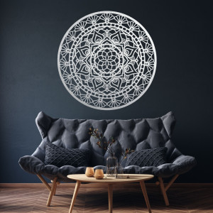 Dřevěná mandala na zeď - Aura Design