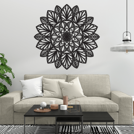 Dřevěná mandala na zeď Dřevěná mandala na zeď
