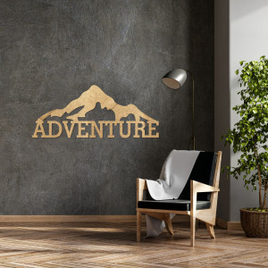 Vyřezávaný obraz na dřevě - ADVENTURE 2