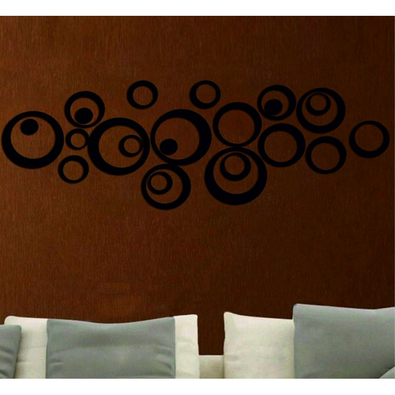 Dekorační zrcadla. Zrcadlové samolepky na zeď, jako obraz nebo dekorace, 3D acrylic nálepka