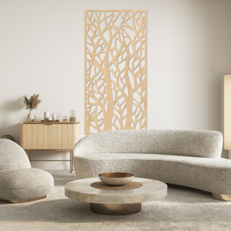 Dekorativní panelová malba lesních siluet - MONY