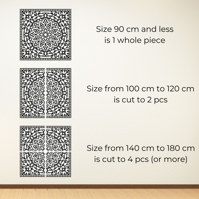 Dřevěná mandala na zeď - SYRRENA