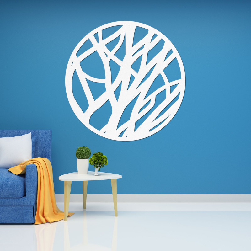 Elegantní dřevěná dekorace s organickým vzorem, která dodá vaší domácnosti jedinečný vzhled.