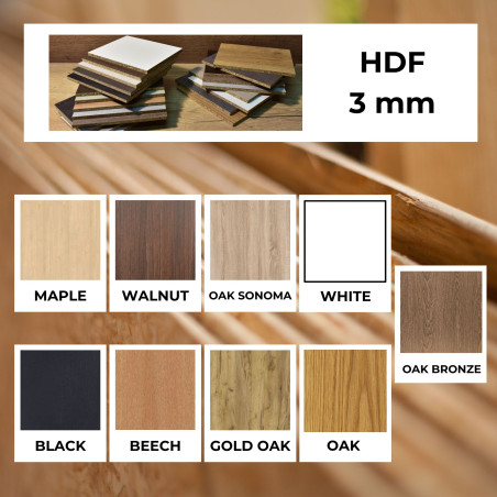 Dřevěná dekorace na zeď čtvercová - FOLIUM